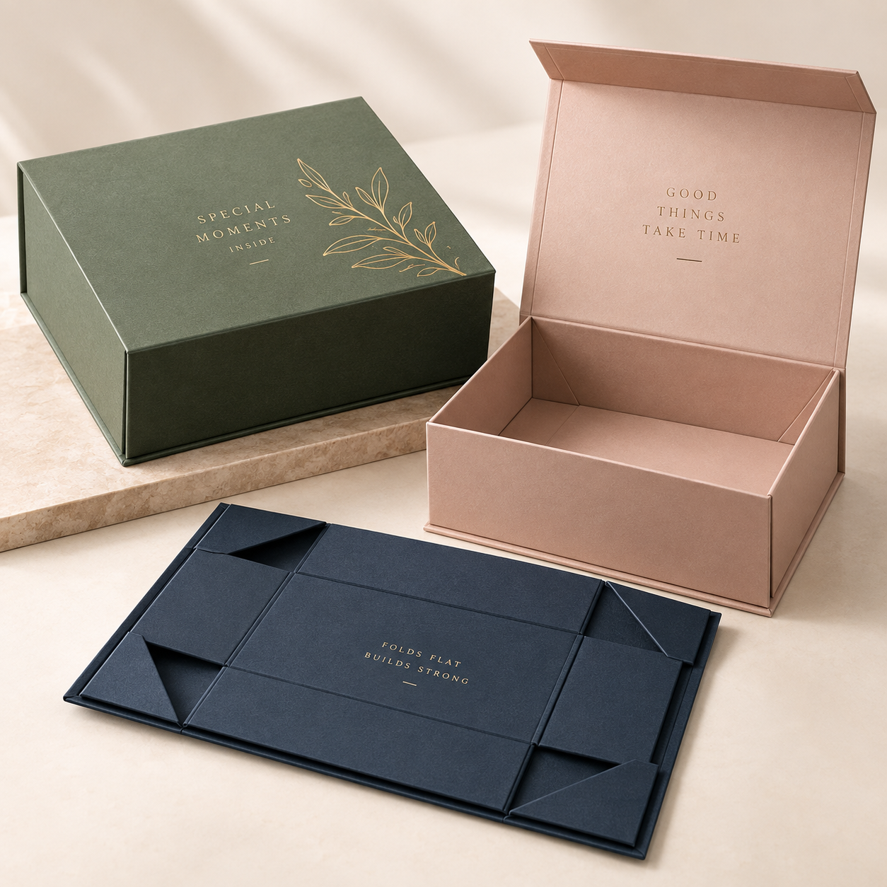 Collapsible Rigid Boxes